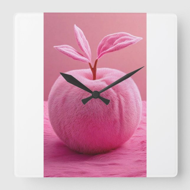 Wall Clock w/ Peach (Front)
