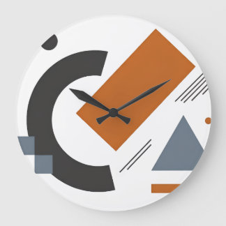 Wall Clock with creative geometric design