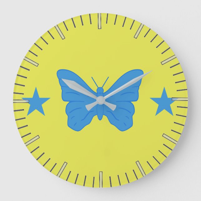 Wall Clock with Flag of Bady Bassit, Brazil (Front)