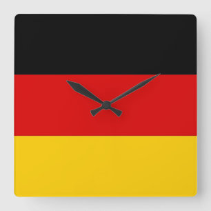 Wall Clock with Flag of Germany