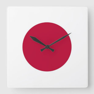 Wall Clock with Flag of Japan
