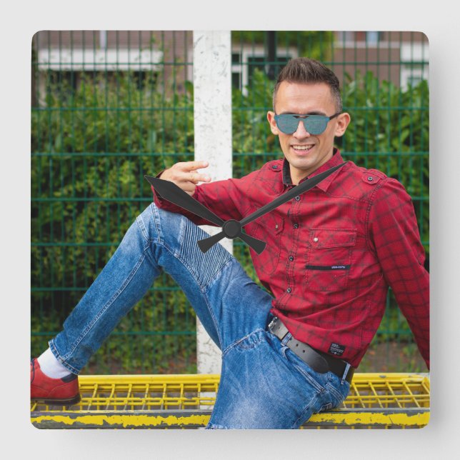 Wall clock with good vibes  (Front)