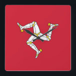 Wall Clock with Isle of Man Flag, United Kingdom<br><div class="desc">Add a touch of Isle of Man pride to your space with our elegant wall clock featuring the flag of the Isle of Man! Designed with both style and functionality in mind, this wall clock is more than just a timekeeping tool; it’s a celebration of the Isle of Man’s heritage....</div>
