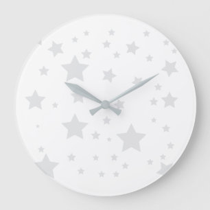 Wall clock with stars