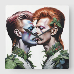 Wall Clocks, Couple Men Square Wall Clock