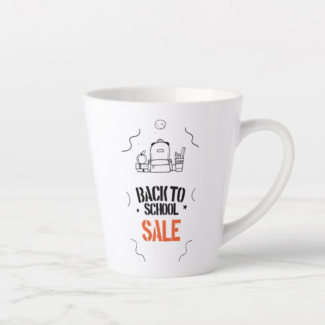 Wall Decal Latte Mug (Right)