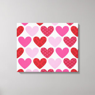 WALL DECOR :: damask hearts 1