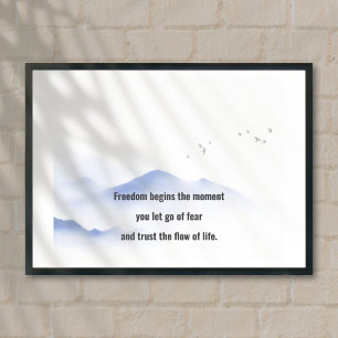Wall decor motivation quote life quotes poster