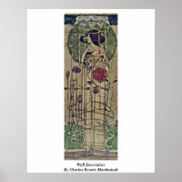 Wall Decoration By Charles Rennie Mackintosh