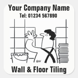 Wall & Floor Tiling Cartoon Square Sticker