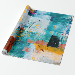 Wall graffiti on streets of west Los Angeles, CA o Wrapping Paper