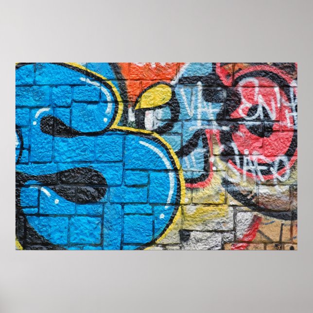 wall graffiti poster (Front)