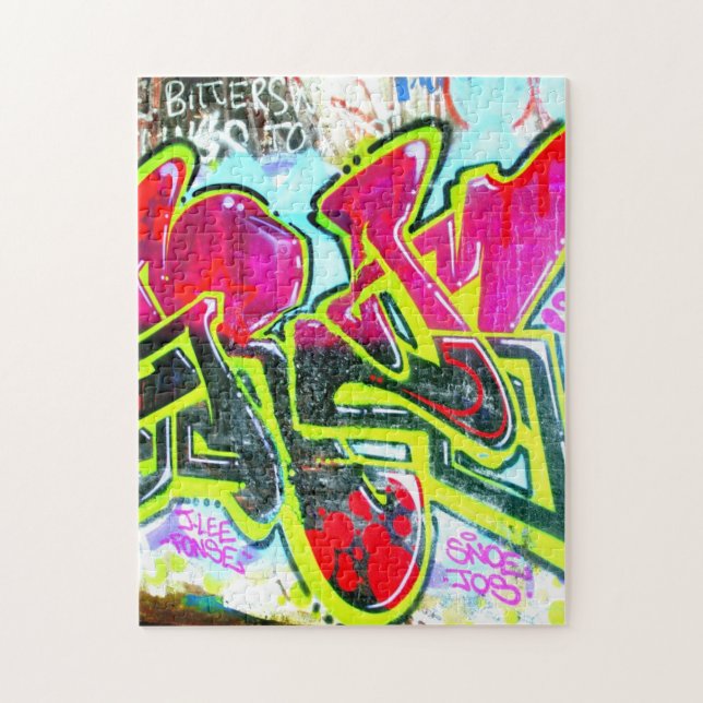 wall graffiti puzzle (Vertical)