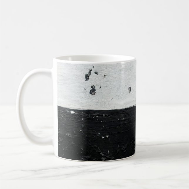 Wall grunge old dirty texture coffee mug (Left)