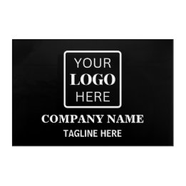 Wall Hanging Business Sign With Logo Acrylic Print