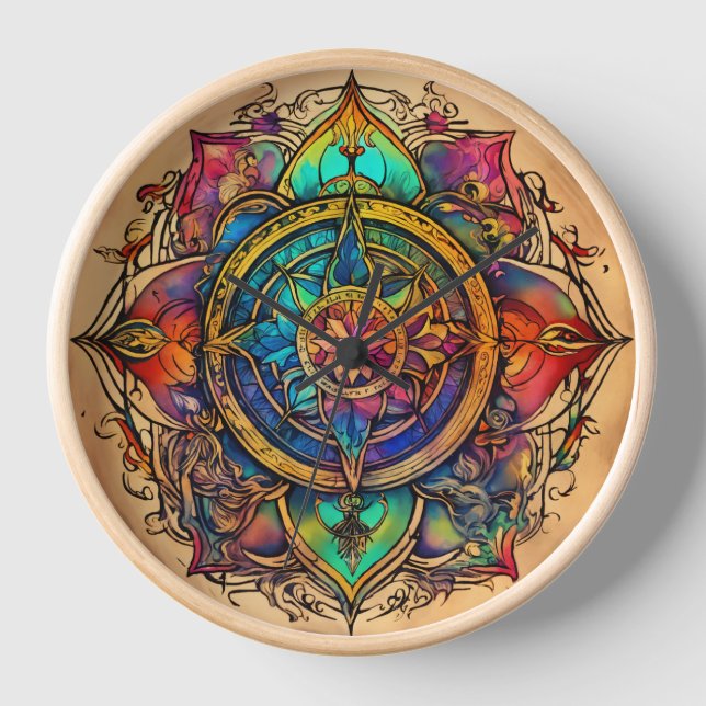 Wall multiple colours clock best for your room (Front)