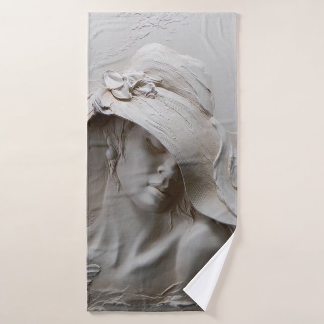wall mural 3d illusion 3d,background,art,mural,flo bath towel (Bath Towel)