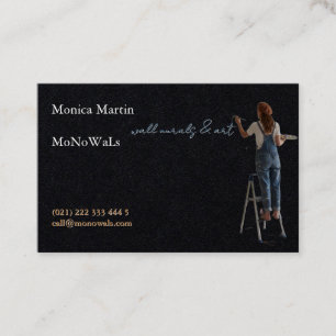 Wall Mural Painter  Business Card