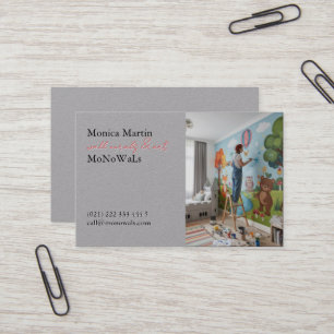Wall Mural Painter  Business Card