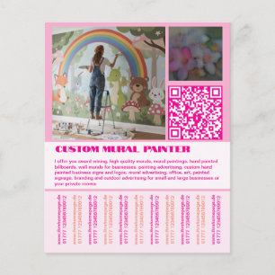 Wall Mural painter Flyer