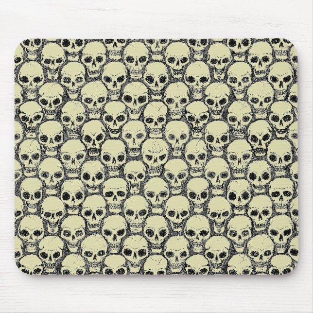 Wall o’ Skulls Mouse Mat (Front)