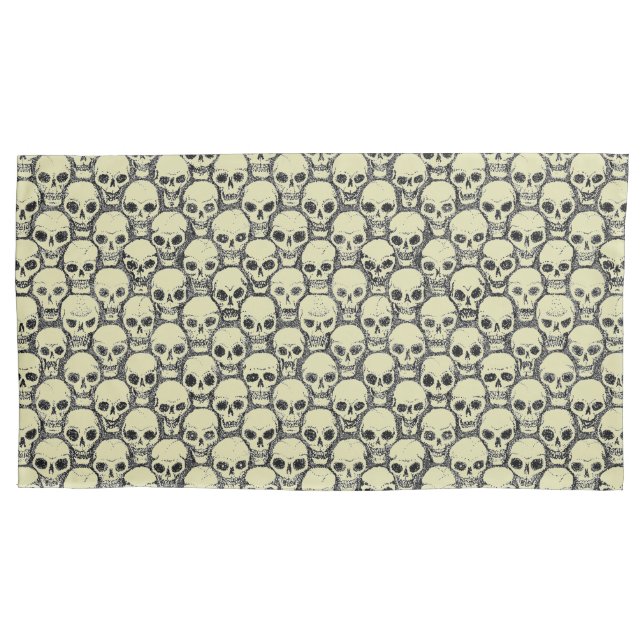 Wall o’ Skulls Pillowcase (Front-Left)