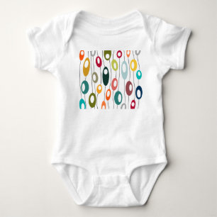 Wall of Ovals Baby Bodysuit