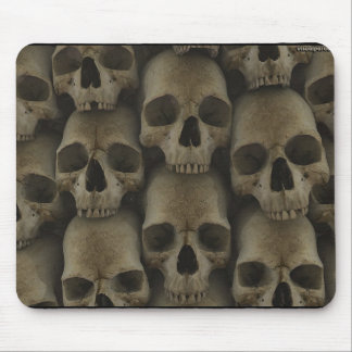 Wall Of Skulls Mouse Mat