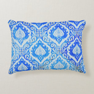 wall of the church is decorated with ceramic tiles decorative cushion