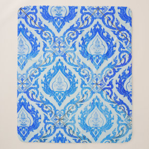 wall of the church is decorated with ceramic tiles sherpa blanket