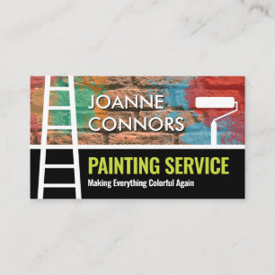 Wall Paint Brick Wall Painting Business Card