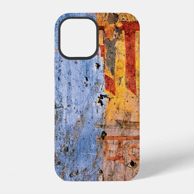 Wall painted graffiti devanagari iPhone case (Back)