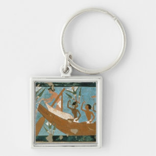 Wall painting from the tomb of Ipuy, Thebes, depic Key Ring