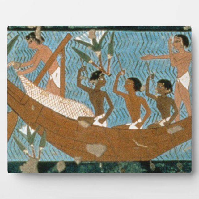 Wall painting from the tomb of Ipuy, Thebes, depic Plaque (Front)