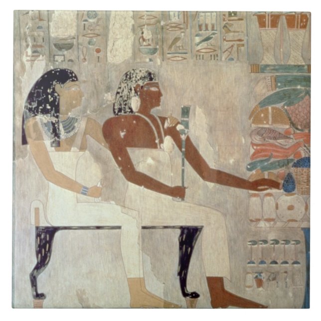 Wall painting from the tomb of Rekhmire, Thebes, d Tile (Front)