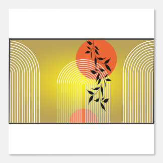 Wall paper print art