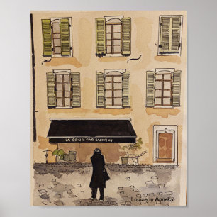 Wall poster French Scene