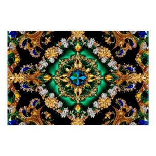 Wall poster with Brazilian Colours Design