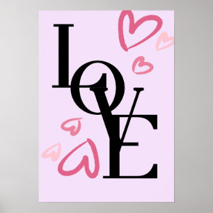 Wall Poster with Lots of Love