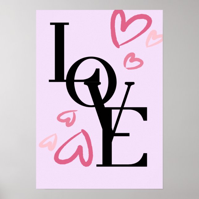 Wall Poster with Lots of Love (Front)