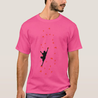 Wall Rock Climbing Bouldering Climber Sports Men W T-Shirt