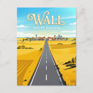 Wall South Dakota Postcard