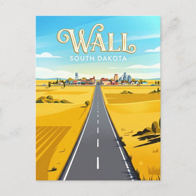 Wall South Dakota Postcard (Front)