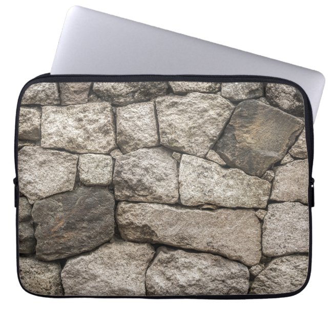 wall stone laptop sleeve (Front)