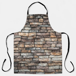 Wall stone wall brick wall apron
