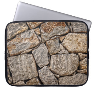 Wall stones masonry rocks laptop sleeve