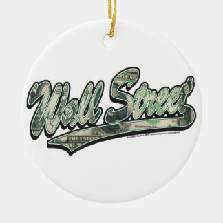 Wall Street - 1000 Dollar Bill Ceramic Tree Decoration
