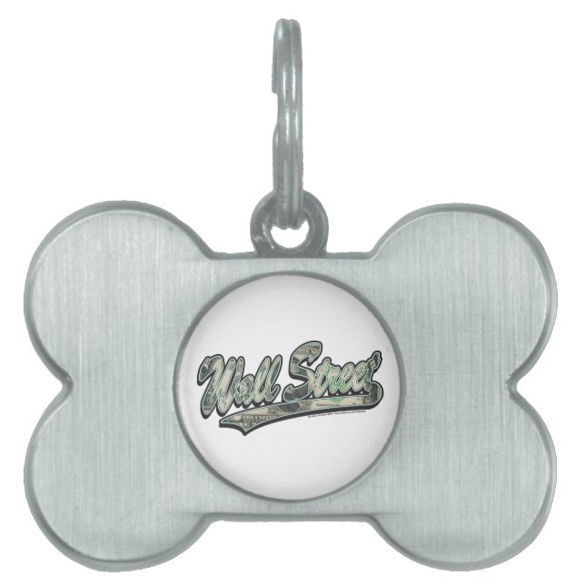 Wall Street - 1000 Dollar Bill Pet Name Tag (Front)