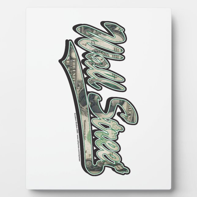 Wall Street - 1000 Dollar Bill Plaque (Front)