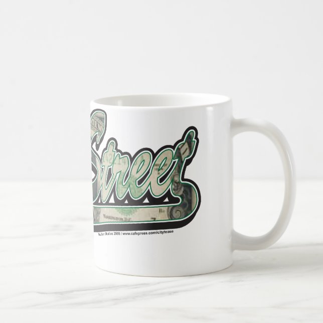 Wall Street Baseball Script, High Finance Coffee Mug (Right)